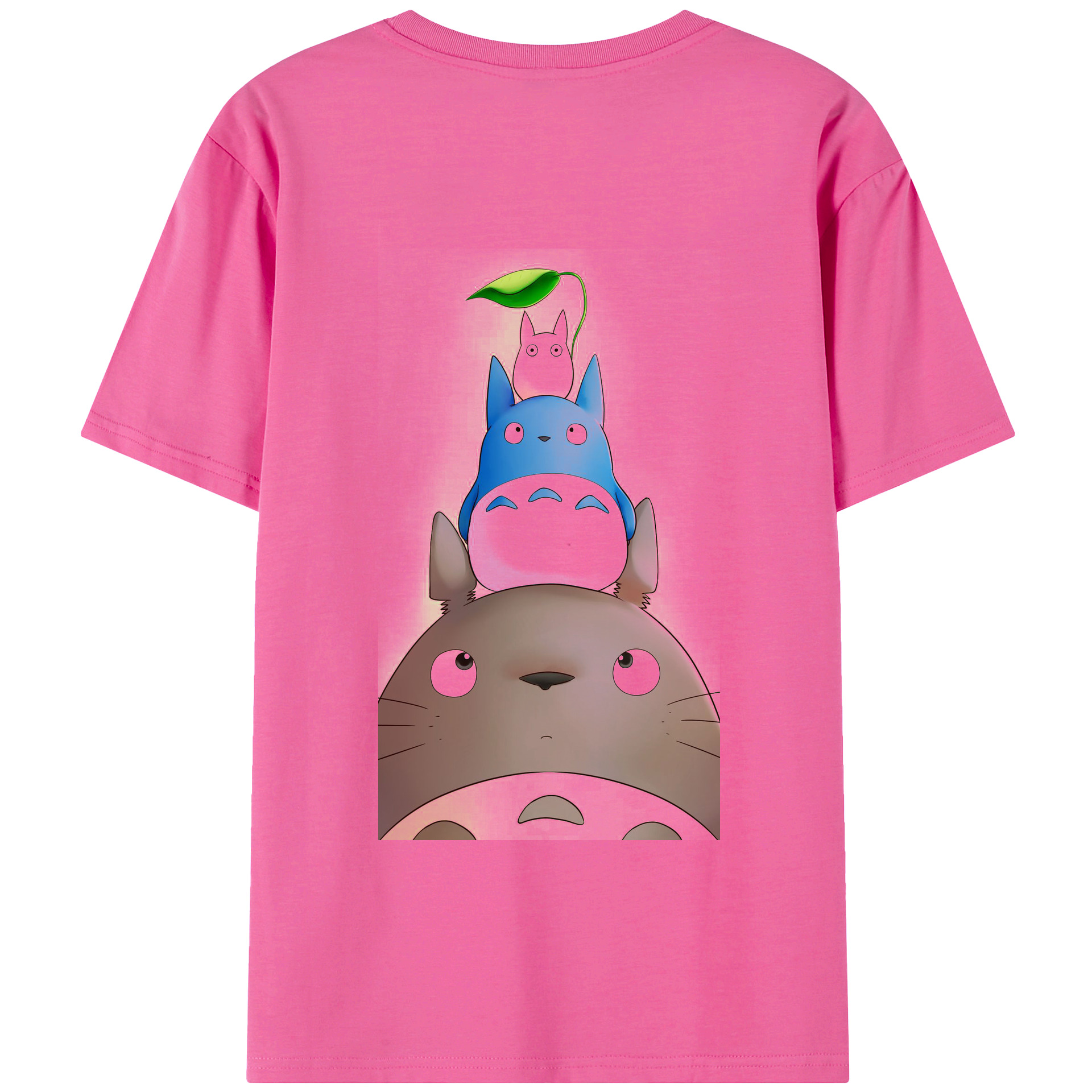 （画像用） となりのトトロ 草壁メイ 草壁サツキ My Neighbor Totoro Satsuki Kusakabe Mei Kusakabe レディース半袖Tシャツ(バックプリント)